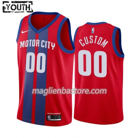 Maglia NBA Detroit Pistons Personalizzate Nike 2019-20 City Edition Swingman - Bambino